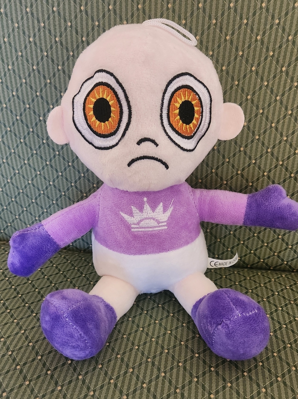 Indie Horror Plush Purple Plush Crown Baby Doll - Kids Toy